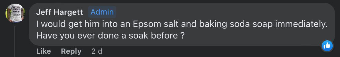 Jeff Hargett Epsom salt